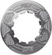 Tune aluminium centerlock lock ring silver internal