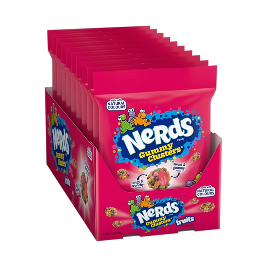 Nerds gummy clusters fruits zakje (10x113 gram) (bol)