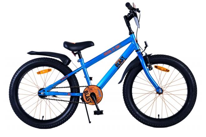 Afbeelding laden in galerijviewer, Nerf kinderfiets - jongens - 20 inch - satijn blauw
