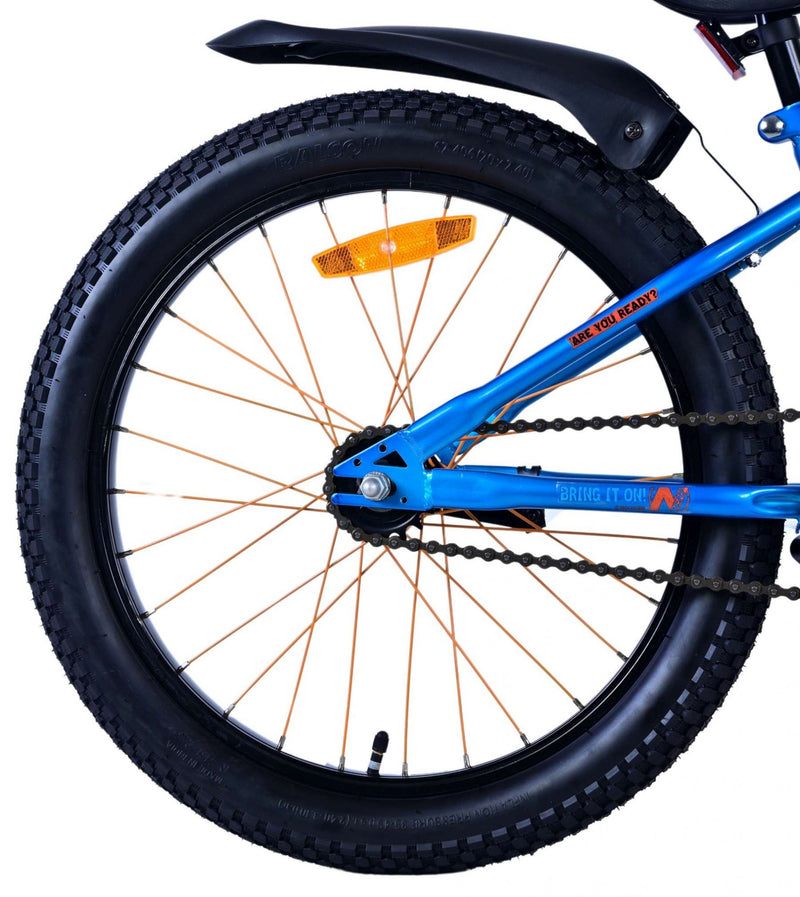 Afbeelding laden in galerijviewer, Nerf kinderfiets - jongens - 20 inch - satijn blauw
