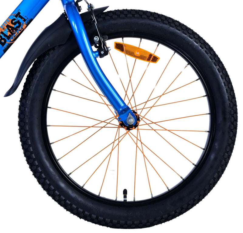 Afbeelding laden in galerijviewer, Nerf kinderfiets - jongens - 20 inch - satijn blauw
