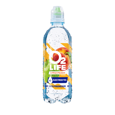 O2life electrolytes apple peach (12x 500 ml)