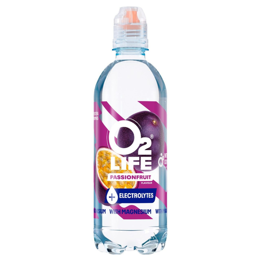O2life passionfruit electrolytes (12x 500 ml)