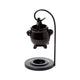 Zwarte ketel hangende geurbrander met stand