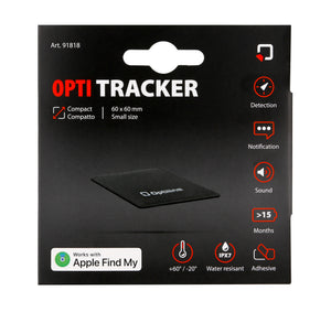 Optiline tracker compact, ultra-thin adhesive locator