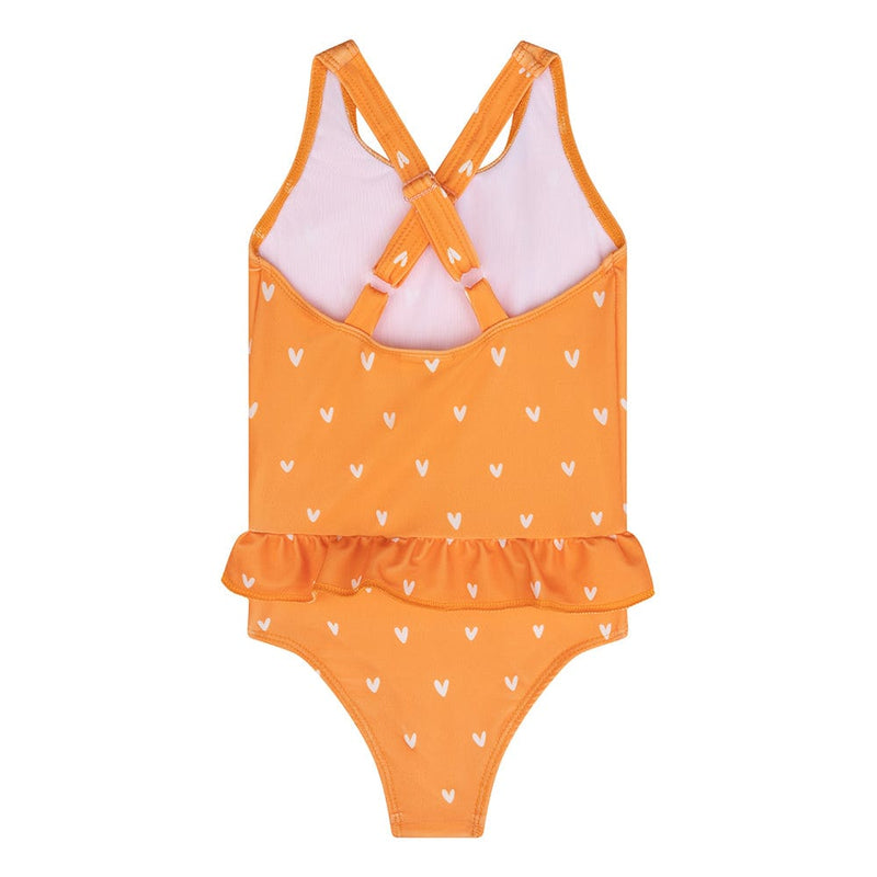 Afbeelding laden in galerijviewer, Orange kiss | oranje meisjes uv badpak
