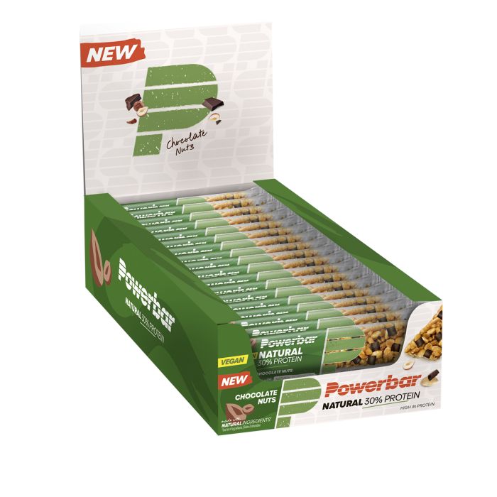 Afbeelding laden in galerijviewer, Powerbar natural protein (18 x 40gr) - chocolate nuts
