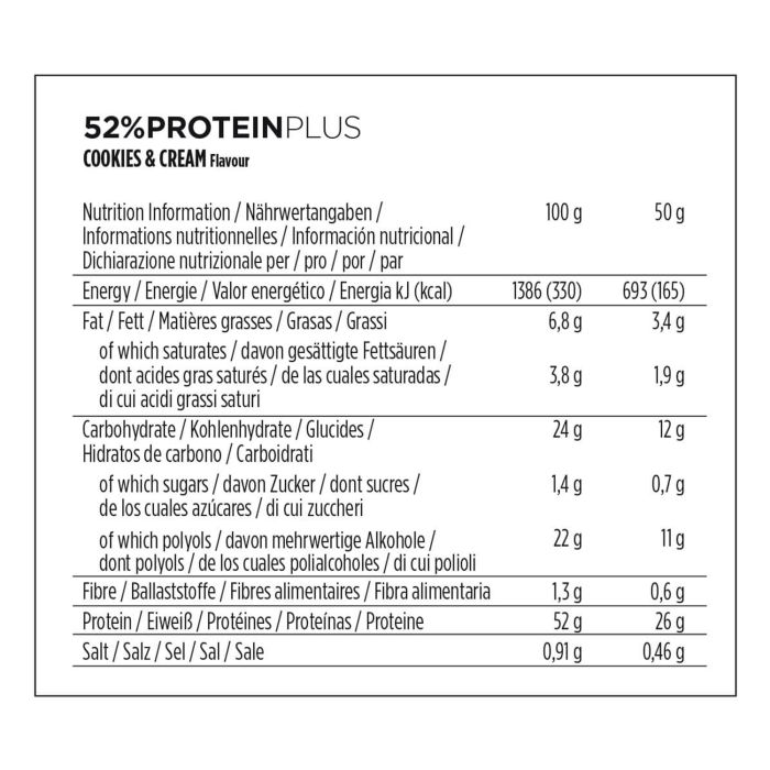 Afbeelding laden in galerijviewer, Powerbar 52% protein+ (20 x 50gr) - cookies cream
