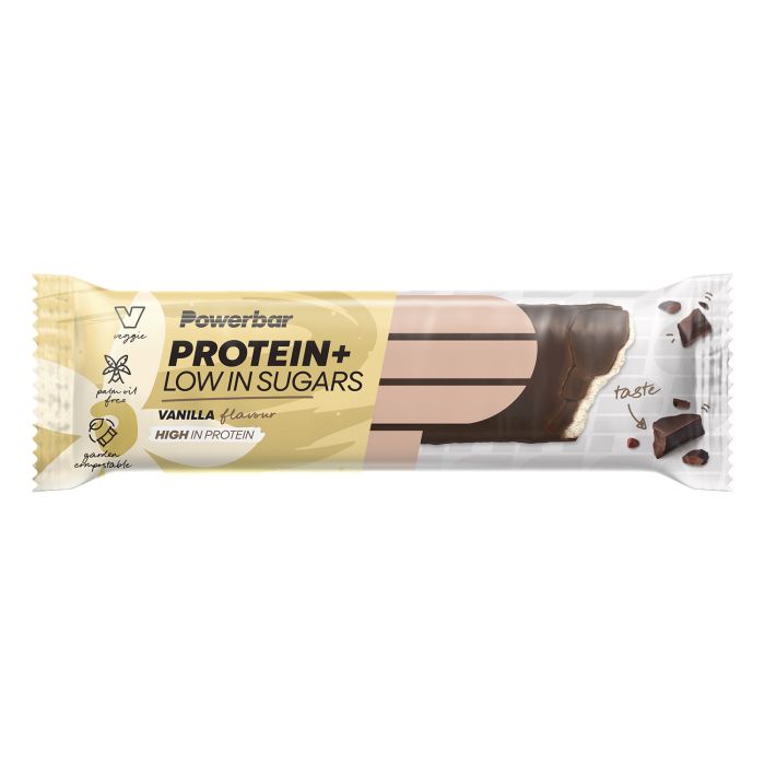 Afbeelding laden in galerijviewer, Powerbar protein+ low in sugar (30 x 35gr) - vanilla
