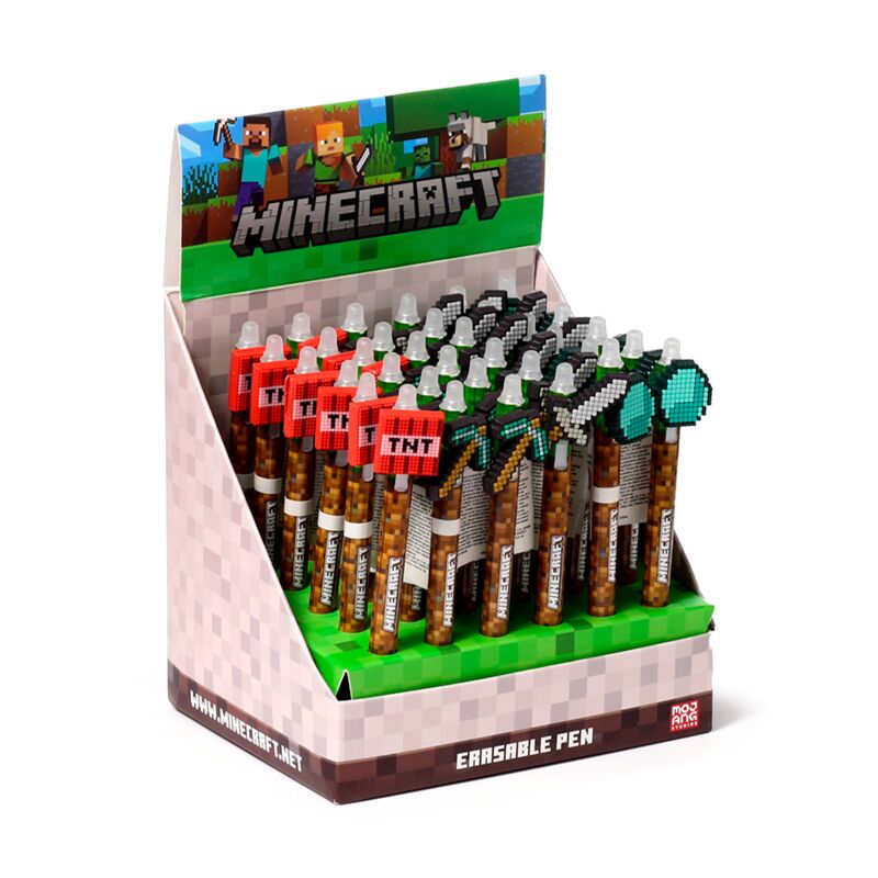 Afbeelding laden in galerijviewer, Inkredible uitwisbare pen minecraft pvc werktuig top
