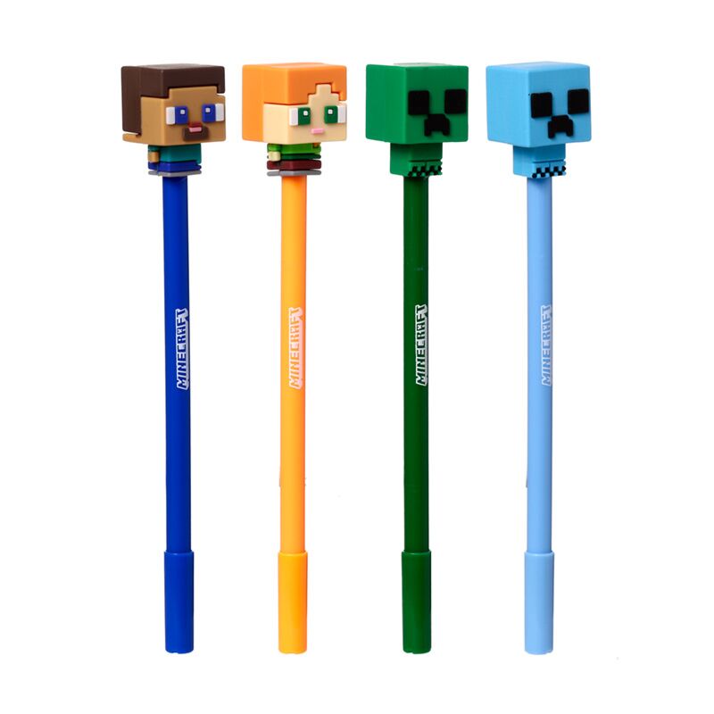 Afbeelding laden in galerijviewer, Inkredible uitwisbare pen minecraft chibi top
