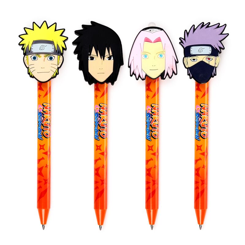 Afbeelding laden in galerijviewer, Union inkredible uitwisbare pen met pvc naruto topper
