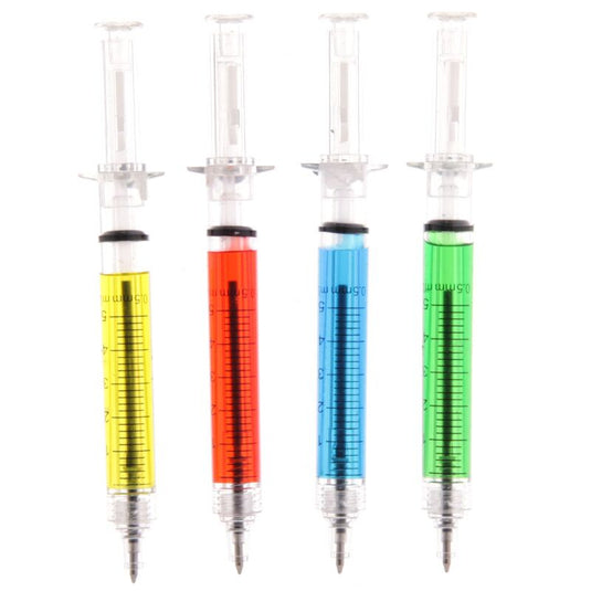 Injectiespuit plastic pen - blauw