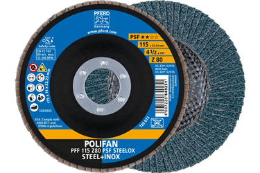 Pferd lamellenschijf 125mm z80 steelox | 10 stuks