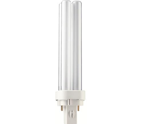 Philips master pl-c lamp 18w 827 2p g24d-3 extra warm wit