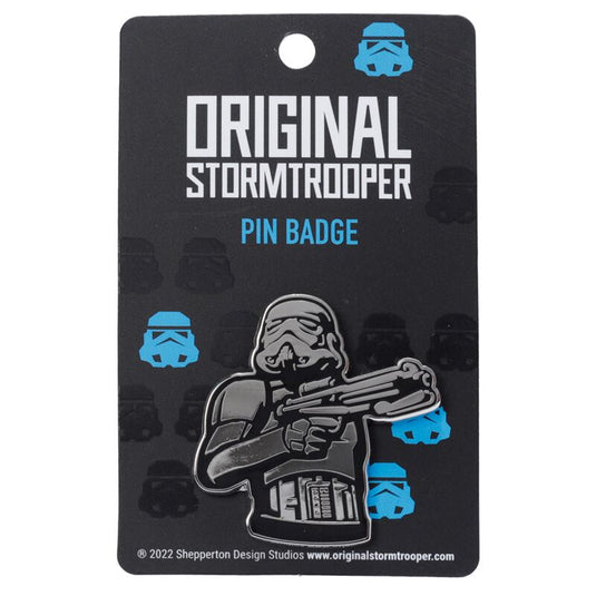 The original stormtrooper emaille button badge