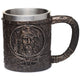 Decoratieve geborsteld goud hout-effect piraten bierpul