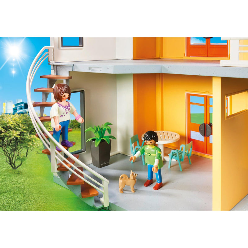 Afbeelding laden in galerijviewer, PLAYMOBIL City Life Modern Woonhuis 9266
