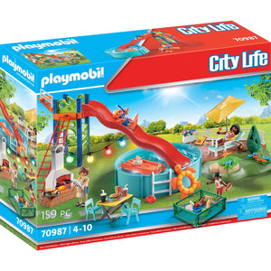 PLAYMOBIL City Life Zwembadfeest met Glijbaan 70987