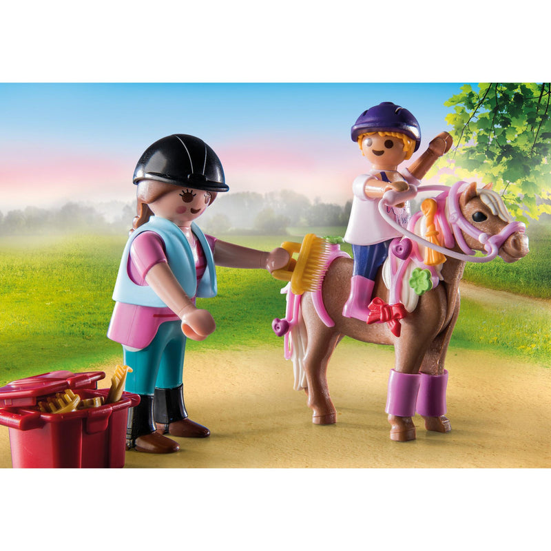 Afbeelding laden in galerijviewer, PLAYMOBIL Starterpack Paardenverzorging 71259
