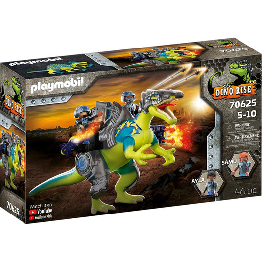 PLAYMOBIL Rise Spinosaurus: dubbele verdedigingskrach