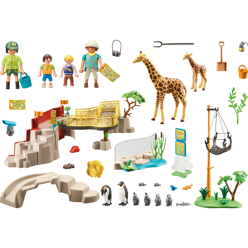 Afbeelding laden in galerijviewer, PLAYMOBIL Family Fun Avontuurlijke dierentuin
