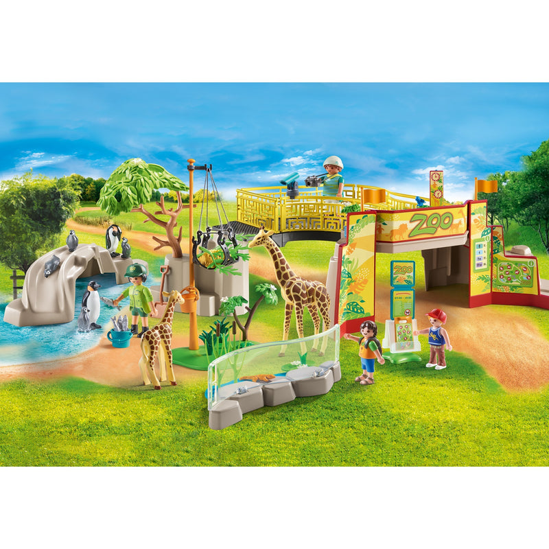 Afbeelding laden in galerijviewer, PLAYMOBIL Family Fun Avontuurlijke dierentuin
