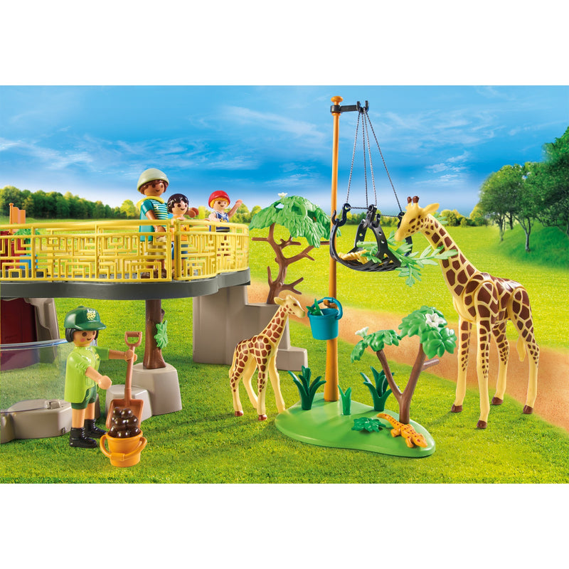Afbeelding laden in galerijviewer, PLAYMOBIL Family Fun Avontuurlijke dierentuin
