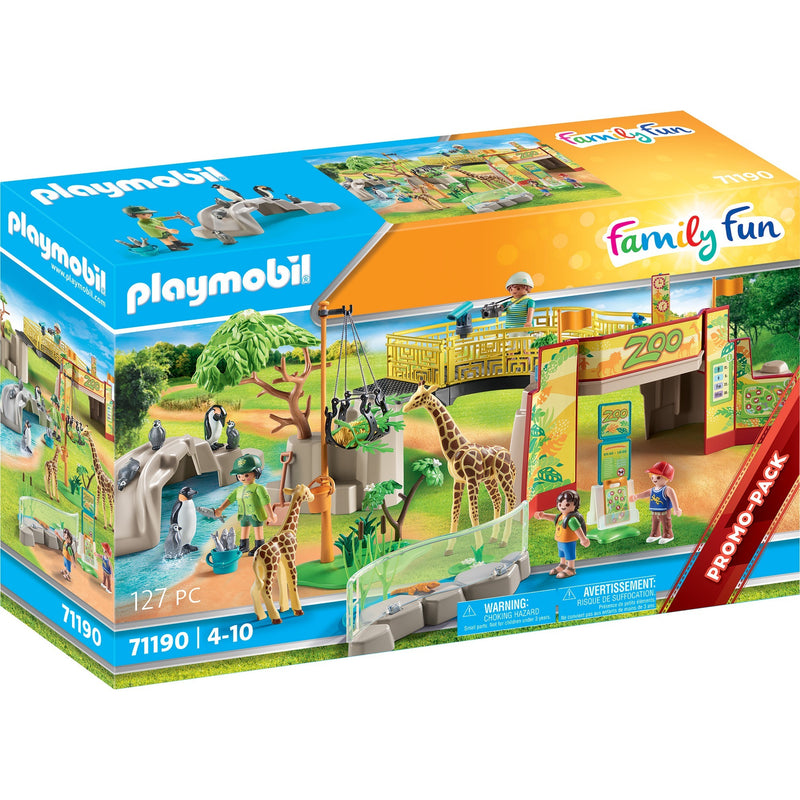 Afbeelding laden in galerijviewer, PLAYMOBIL Family Fun Avontuurlijke dierentuin
