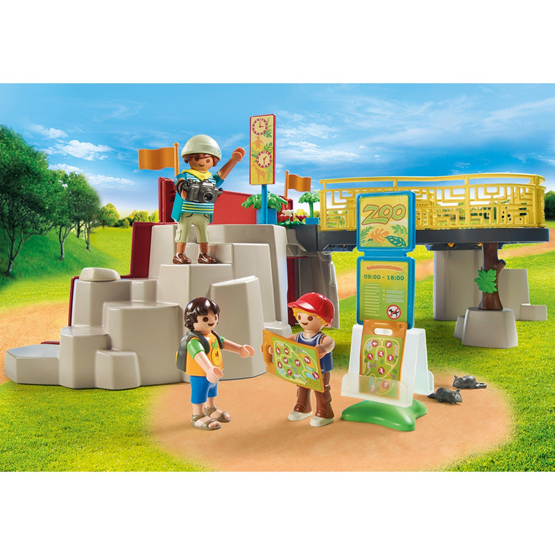 Afbeelding laden in galerijviewer, PLAYMOBIL Family Fun Avontuurlijke dierentuin
