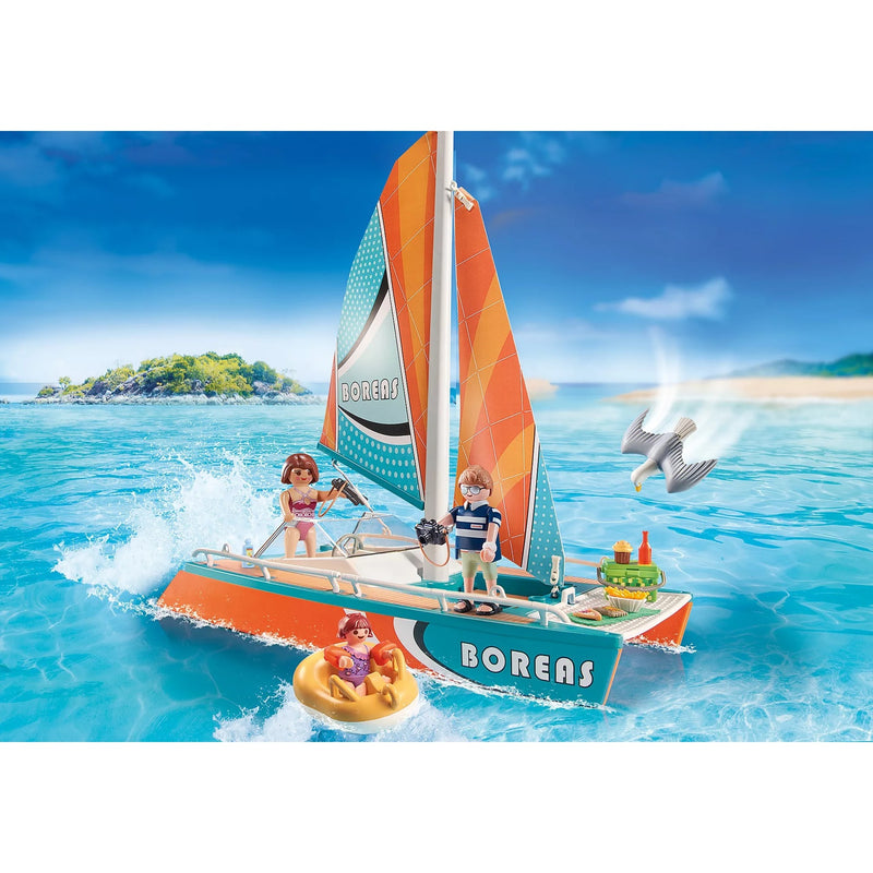 Afbeelding laden in galerijviewer, Playmobil Family Fun Catamaran 71043
