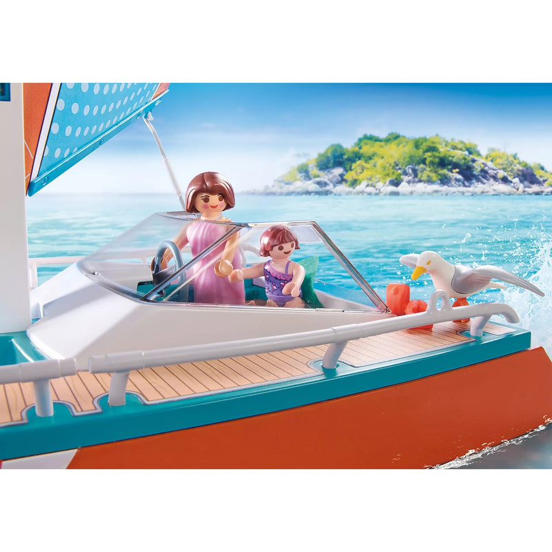 Afbeelding laden in galerijviewer, Playmobil Family Fun Catamaran 71043
