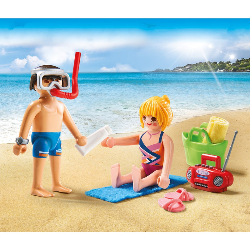 Afbeelding laden in galerijviewer, PLAYMOBIL PLAYMOBIL Family Fun DuoPack Badgasten
