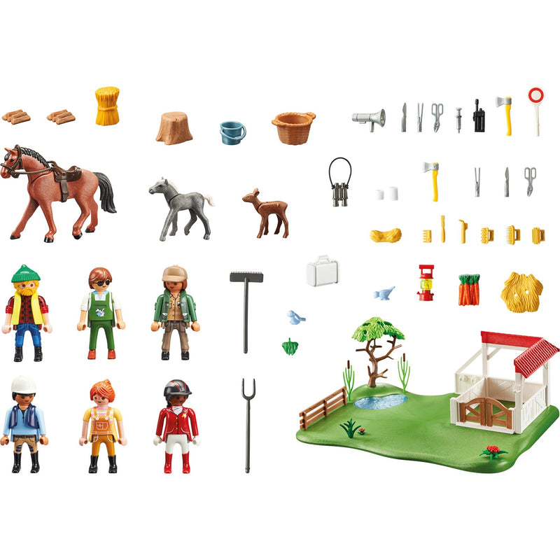 Afbeelding laden in galerijviewer, Playmobil My Figures Paardenranch 70978
