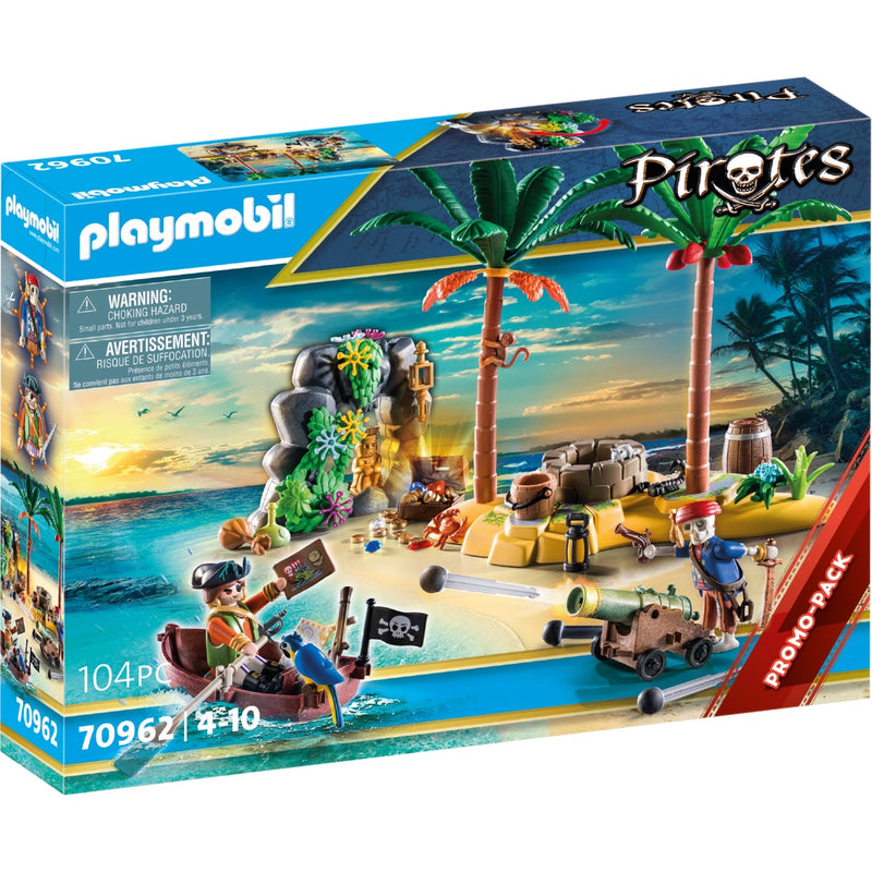 Afbeelding laden in galerijviewer, PLAYMOBIL PLAYMOBIL Pirates Piratenschateiland met skelet
