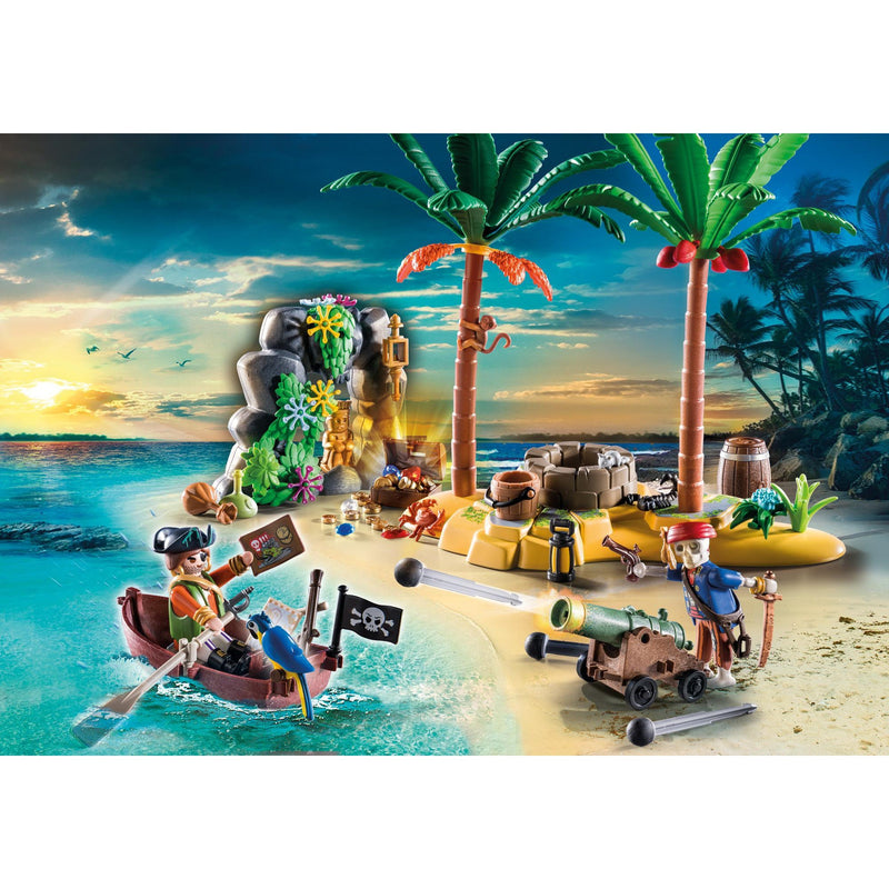 Afbeelding laden in galerijviewer, PLAYMOBIL PLAYMOBIL Pirates Piratenschateiland met skelet
