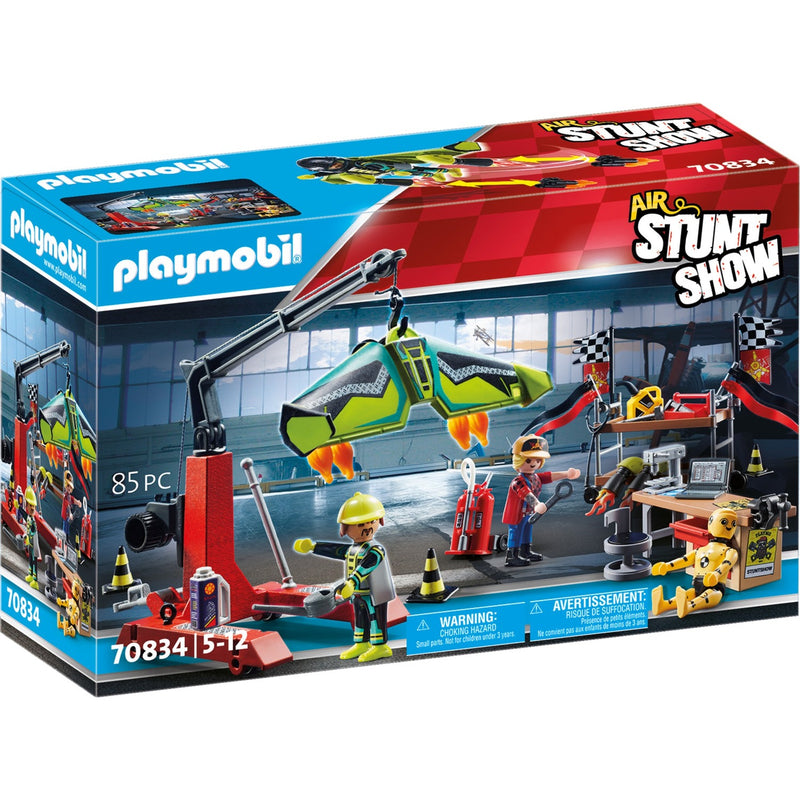Afbeelding laden in galerijviewer, PLAYMOBIL Stuntshow Air Stuntshow servicestation
