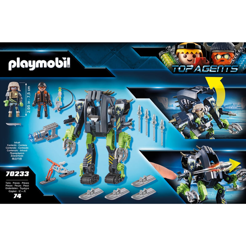 Afbeelding laden in galerijviewer, PLAYMOBIL Top Agents Arctic Rebels sneeuwrobot
