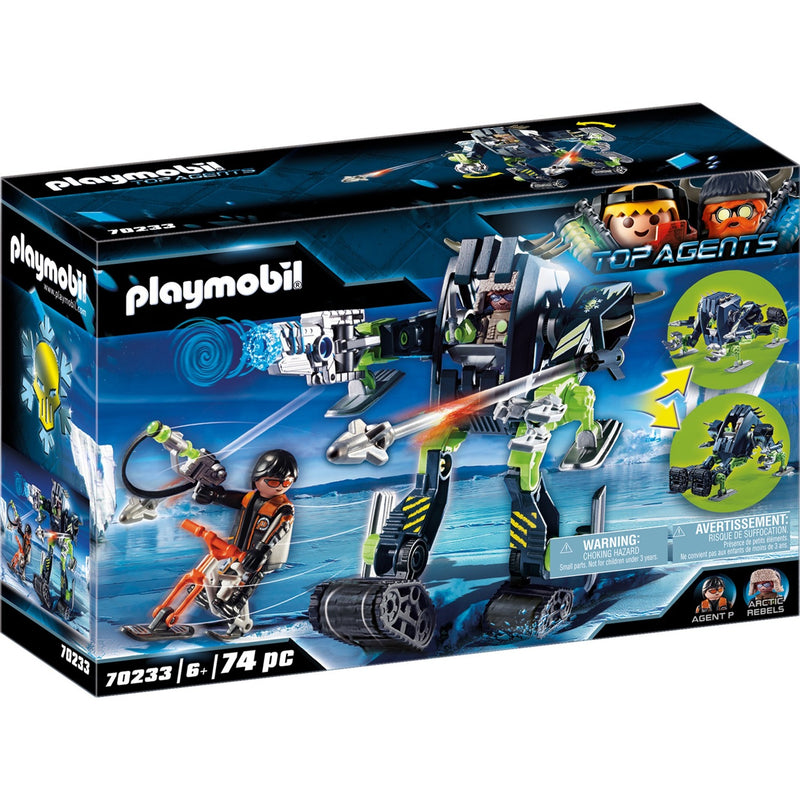 Afbeelding laden in galerijviewer, PLAYMOBIL Top Agents Arctic Rebels sneeuwrobot
