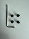 Pro-mounts 4 stuurkolom schroeven + inbus xiaomi ninebot
