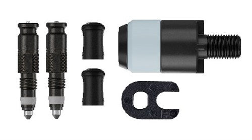 Afbeelding laden in galerijviewer, Schwalbe ventiel conversiekit clik sv-scv + pompkop adapter
