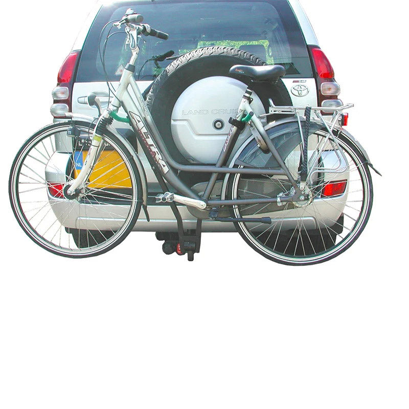 Afbeelding laden in galerijviewer, fietsendrager Klick Fast II met kentekenhouder 2 fietsen
