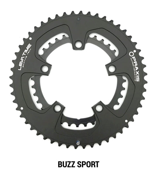 Praxis kettingblad buzz sport 110bcd 52 36t zwart