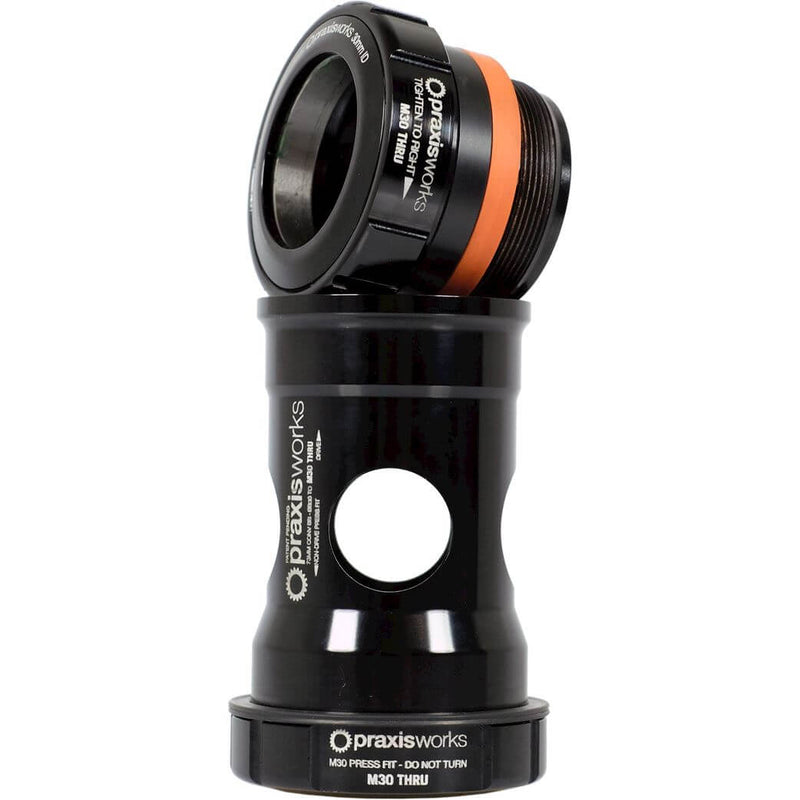 Afbeelding laden in galerijviewer, Praxis trapas adapter m30-thru bb30 pf30 mtb 73mm
