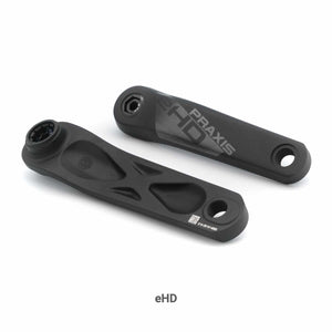 Praxis crankstel e-bike type 1 aluminium hd isis 155mm