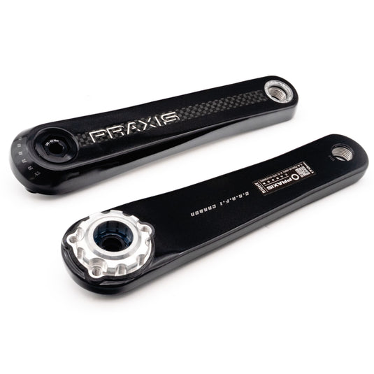 Praxis crankstel e-race tq-hpr40 carbon 165mm