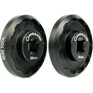 Praxis bottom bracket gereedschap m30 zwart
