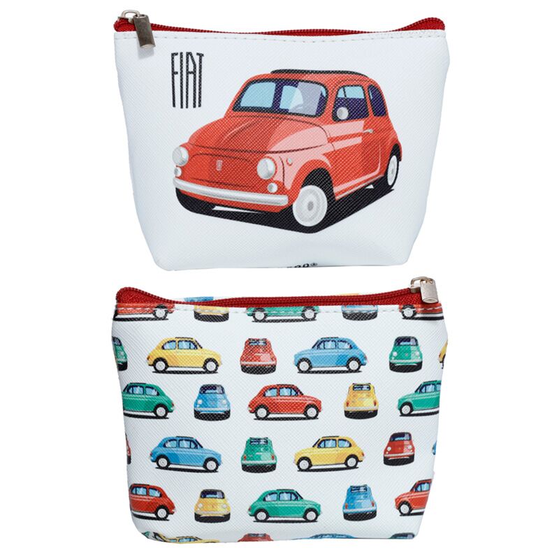 Afbeelding laden in galerijviewer, Retro fiat 500 pvc portemonnee
