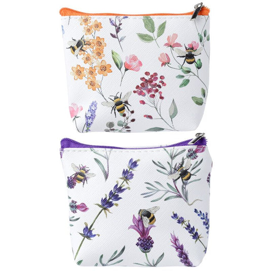 Nectar meadows bij bij pvc portemonnee