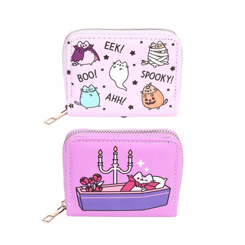 Afbeelding laden in galerijviewer, Union pusheen de kat halloween rondrits portemonnee - small

